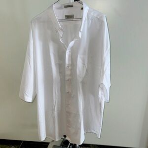 White Button-Up Shirt NWOT